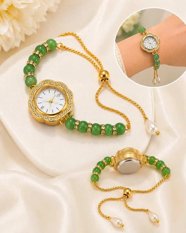 Boho Statement Jewelry Watch - Women Vintage Gold Plated Tassel Bracelet | Ethnic Party Style | Stylish Accessory