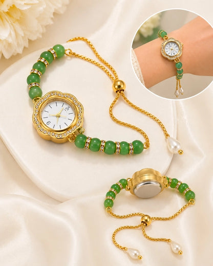 Boho Statement Jewelry Watch - Women Vintage Gold Plated Tassel Bracelet | Ethnic Party Style | Stylish Accessory